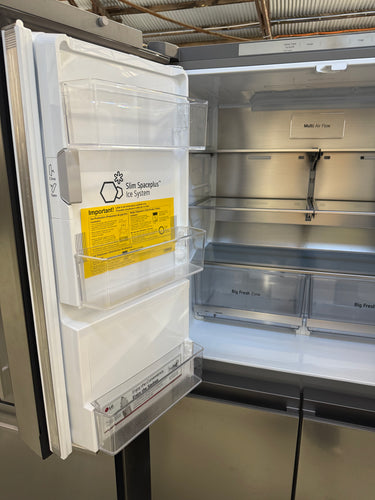 Transportation damaged LG 637L French Door Fridge with Ice and Water Stainless Steel Model: GF-L700PL - Second Hand Appliances Geebung